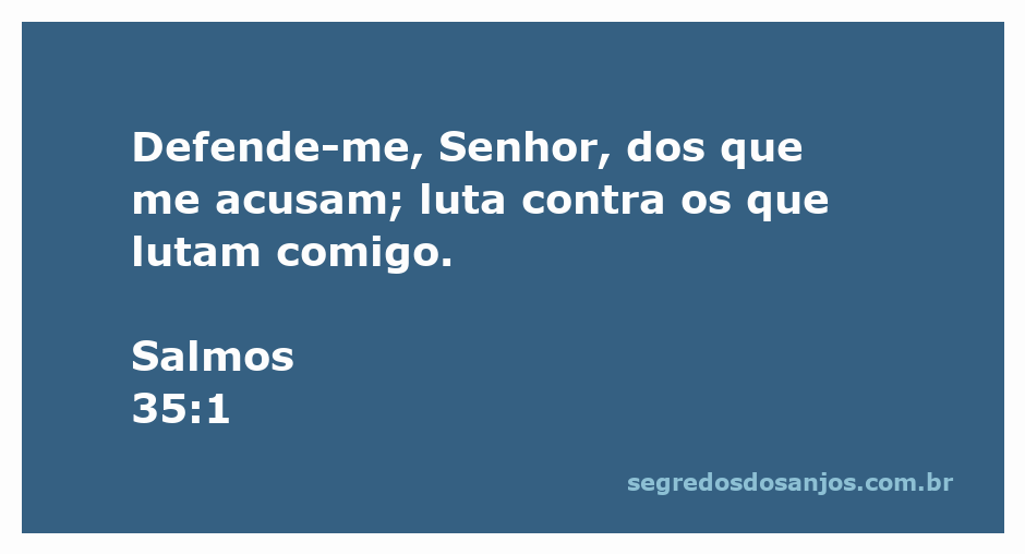 Imagem que ilustra Salmos 35:1, onde o fiel clama por defesa e proteção divina contra os acusadores.