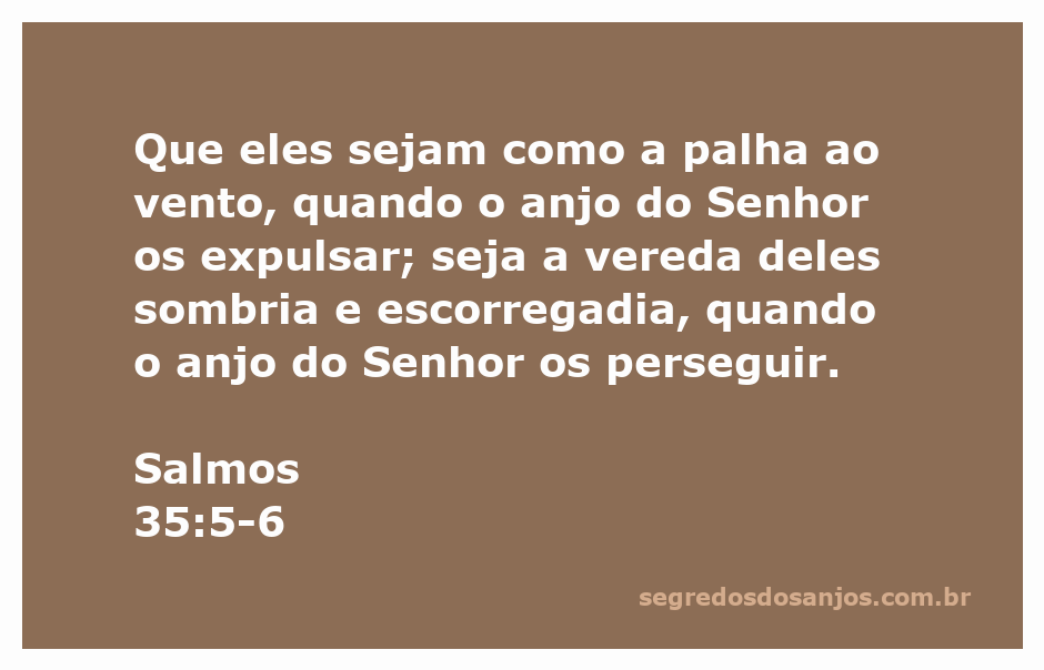 Imagem representativa do Salmo 35:5-6, simbolizando a fragilidade dos ímpios diante do poder de Deus.