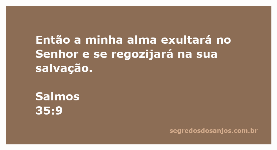 Uma representação da alegria e regozijo espiritual, inspirada pelo Salmos 35:9.