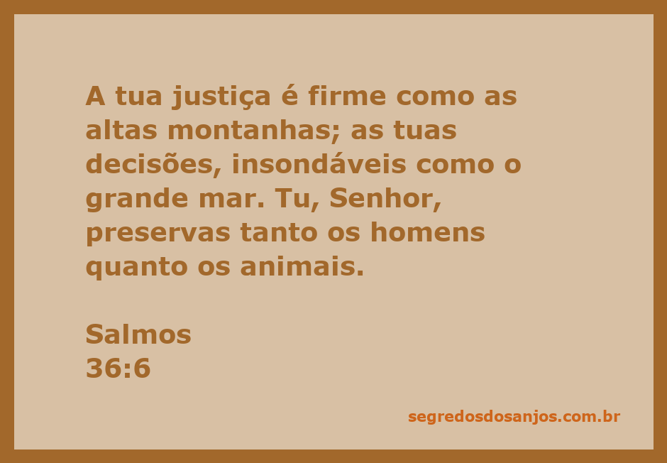 Imagem representativa das altas montanhas e do grande mar, simbolizando a justiça e as decisões de Deus conforme Salmos 36:6.