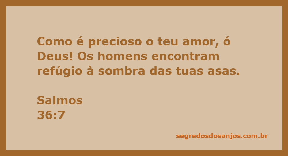 Imagem representativa do amor de Deus, com pessoas encontrando refúgio sob suas asas.