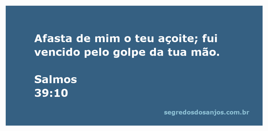 Imagem representativa da oração e súplica a Deus, inspirada no Salmo 39:10.