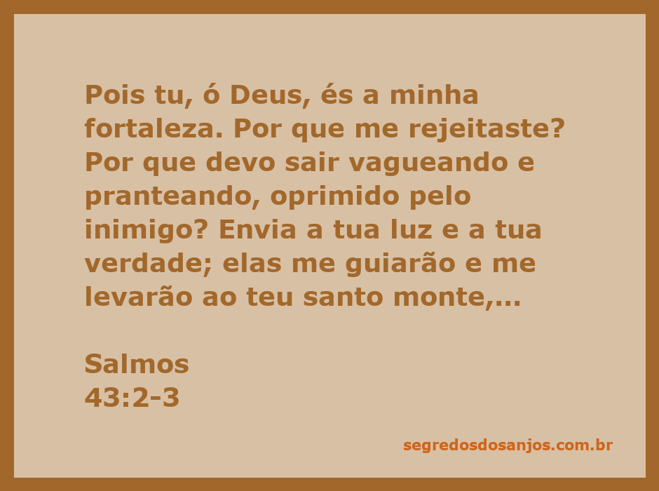 Imagem que representa a busca por luz e verdade em momentos de tribulação, inspirada por Salmos 43:2-3.