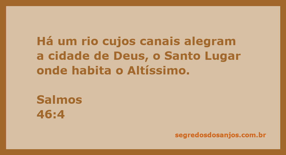 Imagem de um rio sereno fluindo através de uma cidade, simbolizando a alegria espiritual e a presença divina.