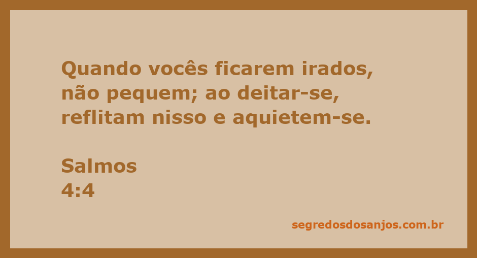 Imagem tranquila representando a reflexão e a paz interior, inspirada no versículo Salmos 4:4.
