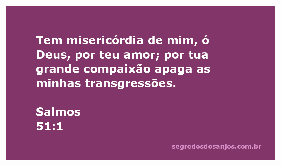 Imagem representativa da oração de arrependimento em Salmos 51:1, com elementos gráficos que simbolizam misericórdia e compaixão divina.