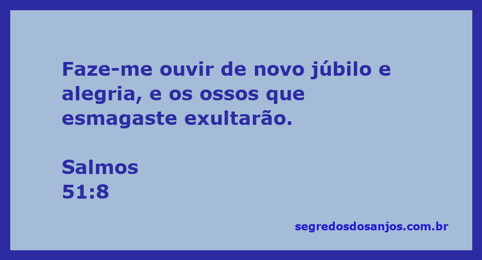Imagem representativa do versículo Salmos 51:8, evocando júbilo e alegria espiritual