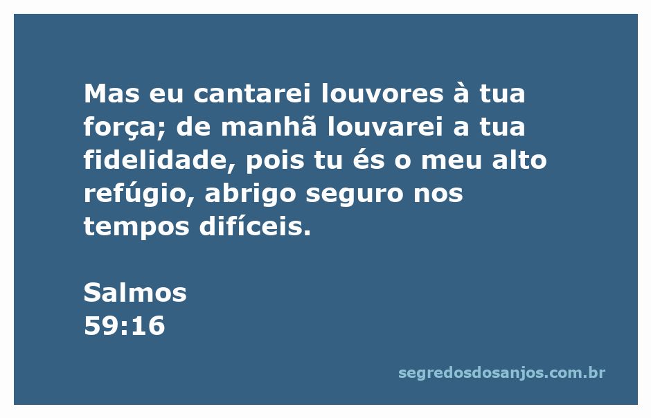 Imagem de uma pessoa cantando louvores em um cenário sereno, representando a força e fidelidade de Deus conforme Salmos 59:16.
