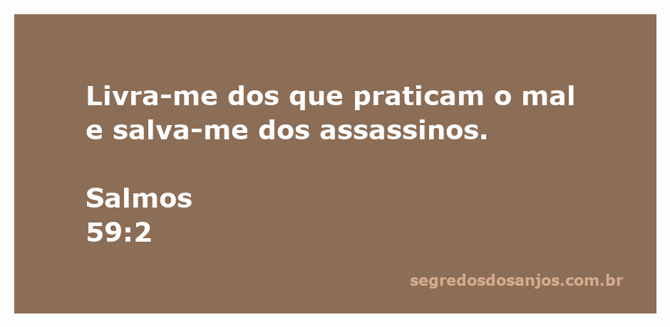 Ilustração da proteção divina pedida no Salmo 59:2, mostrando a luta entre o bem e o mal.