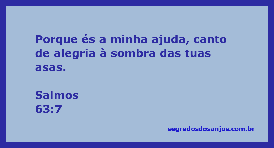 Imagem representativa de Salmos 63:7, simbolizando proteção e alegria sob as asas de Deus.