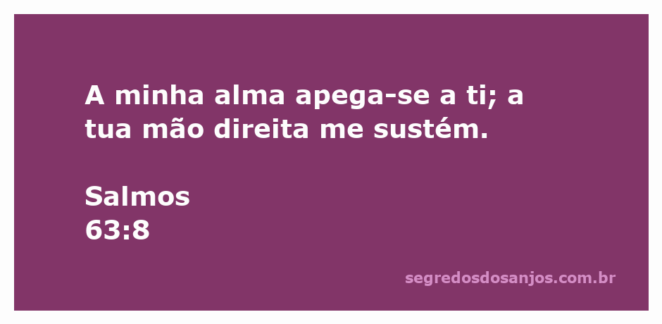 Ilustração da conexão espiritual entre o ser humano e Deus, inspirada em Salmos 63:8.