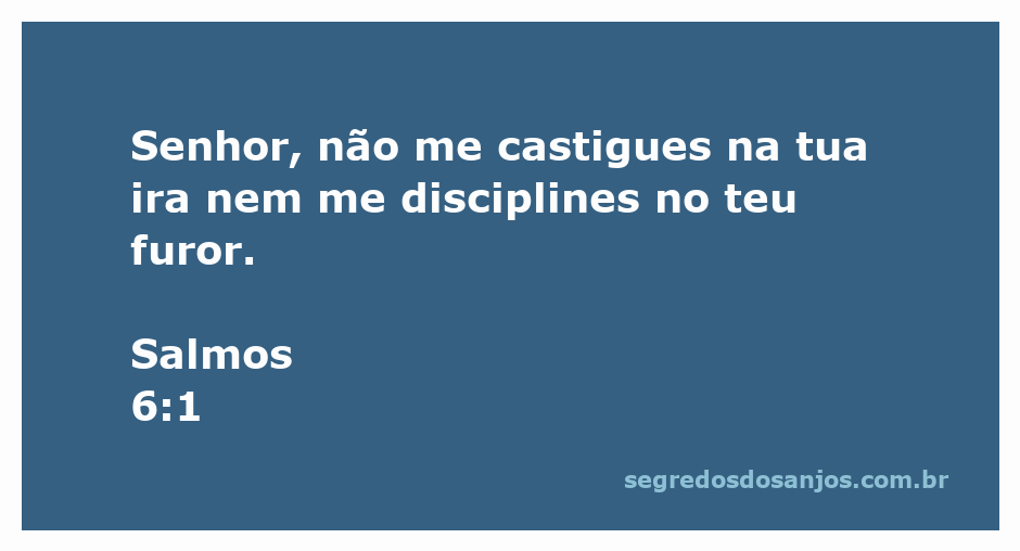 Imagem que ilustra o versículo Salmos 6:1, expressando um pedido de misericórdia ao Senhor.