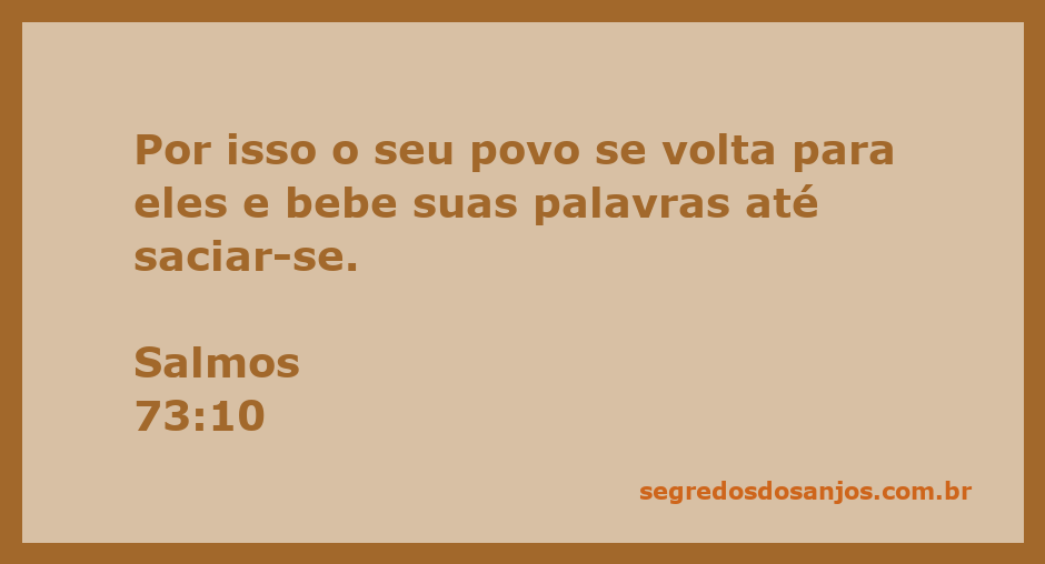 Imagem representando pessoas absorvendo a sabedoria das palavras de Deus, inspirada em Salmos 73:10.