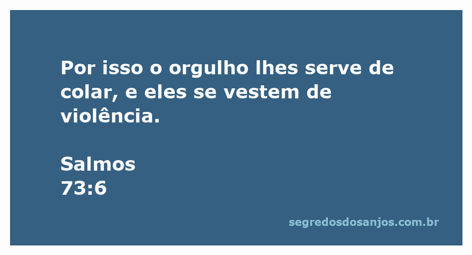 Imagem representativa de orgulho e violência, simbolizando a metáfora de Salmos 73:6.