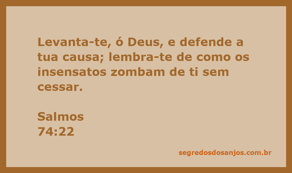 Imagem que representa a súplica a Deus para defender Sua causa conforme Salmos 74:22.