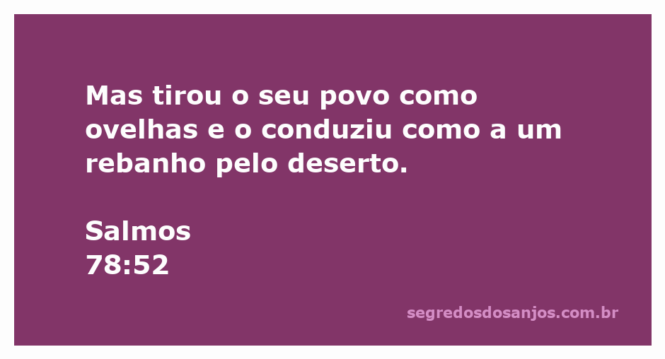 Ilustração de ovelhas sendo conduzidas pelo deserto, simbolizando a proteção divina descrita em Salmos 78:52.