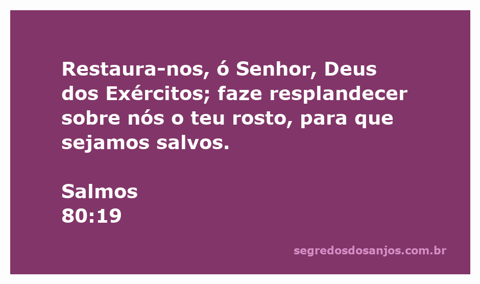 Imagem que representa a súplica pela restauração divina conforme Salmos 80:19.