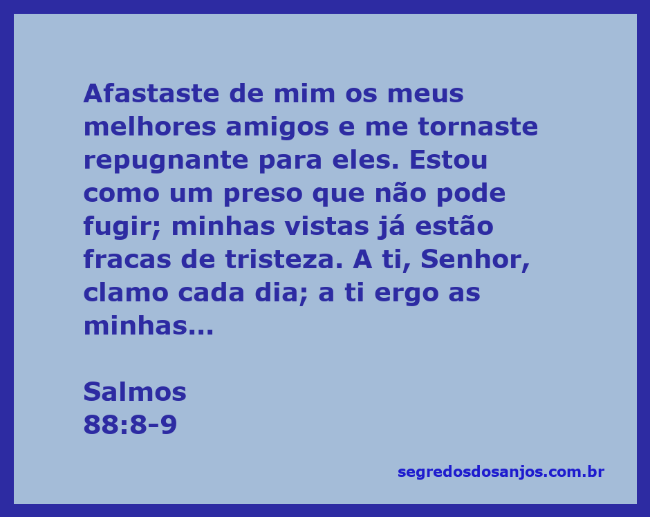 Imagem que representa a solidão e tristeza expressas no Salmo 88:8-9, com uma figura em oração buscando conforto em Deus.