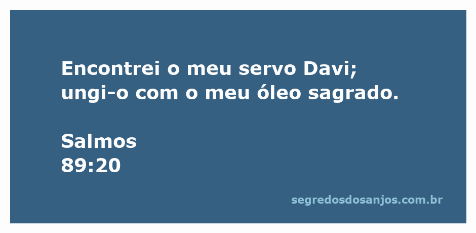 Imagem representativa da unção de Davi como rei, simbolizando a escolha divina.