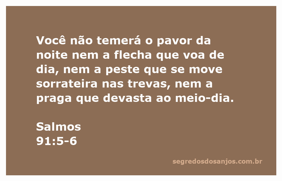 Imagem que representa a proteção divina conforme Salmos 91:5-6, mostrando uma pessoa em paz em meio a perigos visíveis e invisíveis.