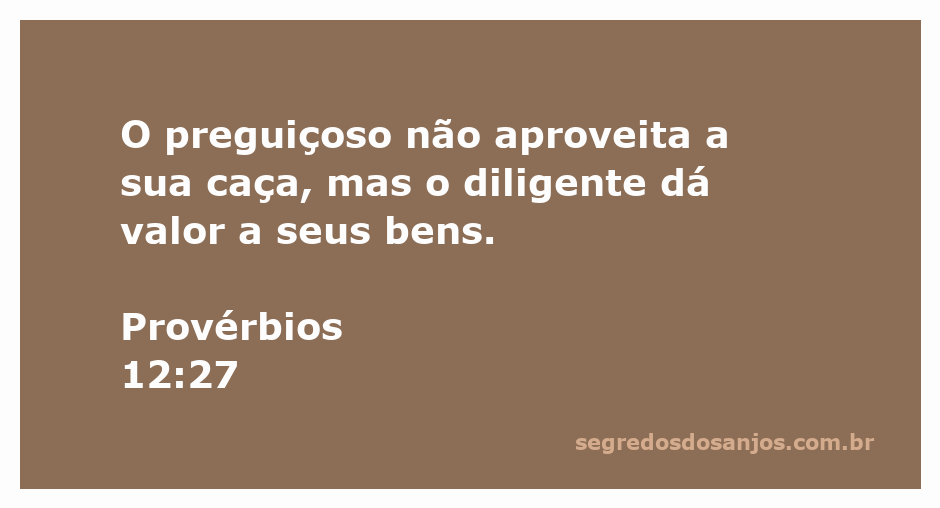 Imagem de um preguiçoso e um diligente em suas atividades, ilustrando Provérbios 12:27.