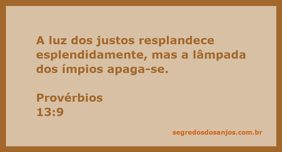 Imagem representativa da luz dos justos brilhando intensamente enquanto a lâmpada dos ímpios se apaga, simbolizando a diferença entre a justiça e a injustiça.