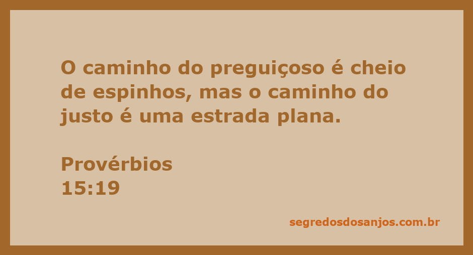 Ilustração de um caminho espinhoso representando a vida do preguiçoso e um caminho plano simbolizando a vida do justo, inspirado em Provérbios 15:19.