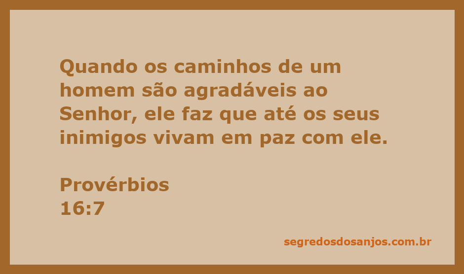 Imagem que representa Provérbios 16:7, simbolizando a paz e harmonia entre as pessoas.