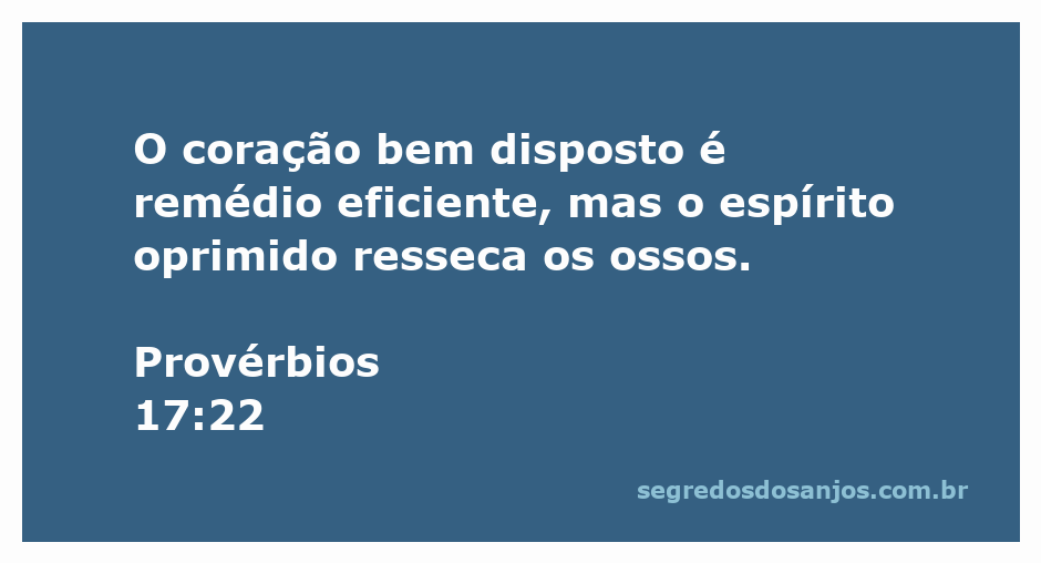 Imagem que ilustra Provérbios 17:22, destacando a importância de um coração alegre para a saúde emocional e física.
