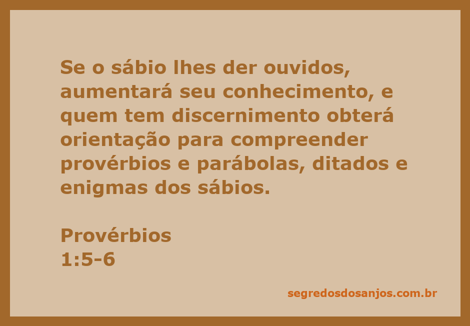 Ilustração de um sábio ouvindo conselhos e adquirindo conhecimento a partir de Provérbios 1:5-6