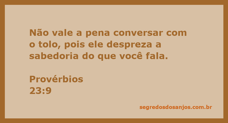 Uma ilustração que representa a sabedoria sendo ignorada, com uma pessoa falando e outra ouvindo desinteressadamente.