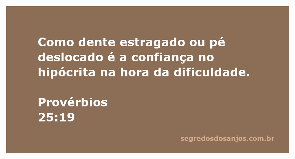 Imagem simbólica representando a desconfiança, mostrando um dente estragado e um pé deslocado, ilustrando Provérbios 25:19.