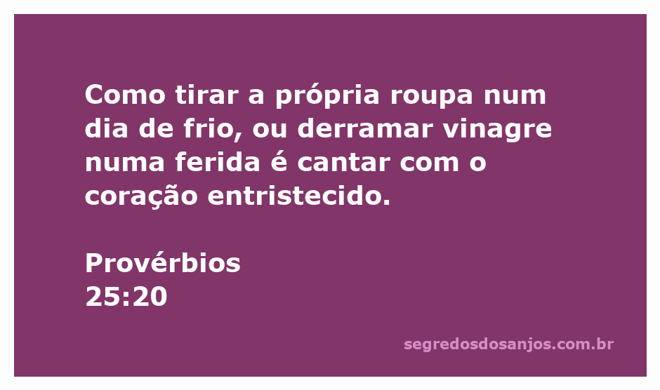 Ilustração de um coração triste, simbolizando a dor de cantar em momentos de tristeza, relacionada ao versículo de Provérbios 25:20.