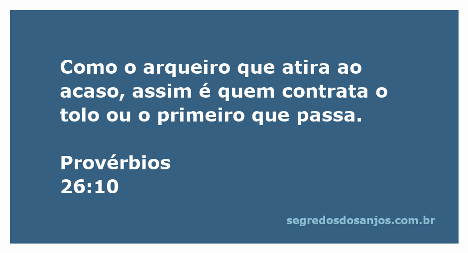 Ilustração de um arqueiro atirando uma flecha ao acaso, simbolizando decisões imprudentes.