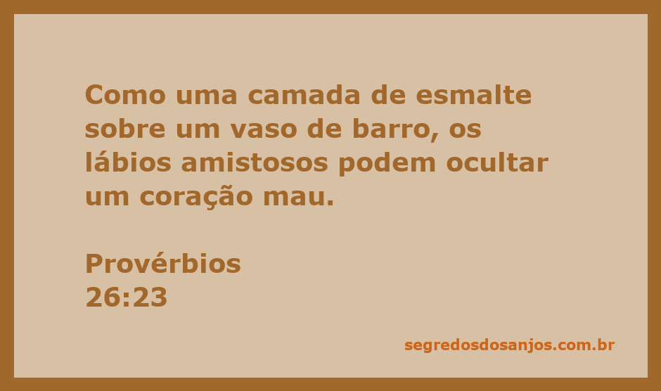 Imagem ilustrativa de um vaso de barro com um esmalte brilhante, simbolizando a dualidade entre aparência e intenções.