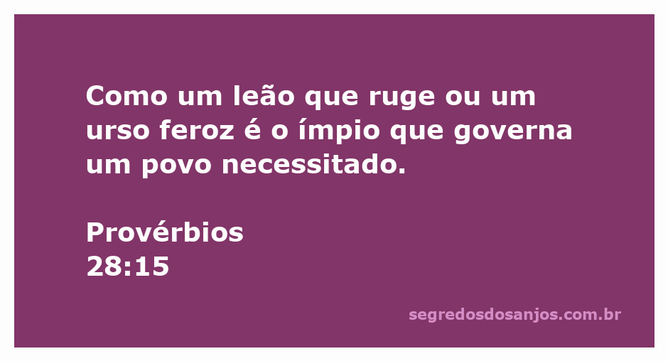 Imagem de um leão rugindo e um urso feroz simbolizando a opressão de um ímpio sobre um povo necessitado.