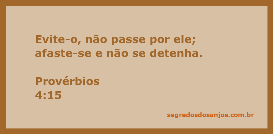 Uma ilustração representando o conselho de Provérbios 4:15 sobre evitar caminhos perigosos.