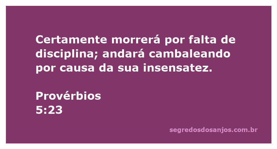Imagem ilustrativa de uma pessoa cambaleando, simbolizando a falta de disciplina mencionada em Provérbios 5:23.