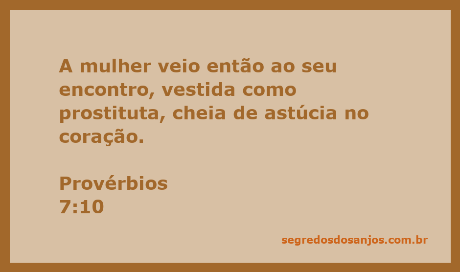 Imagem de uma mulher vestida de forma sedutora, simbolizando a astúcia e a tentação descritas em Provérbios 7:10.