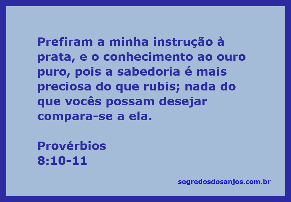 Imagem representativa da sabedoria, destacando a importância da instrução e do conhecimento em relação a riquezas materiais.