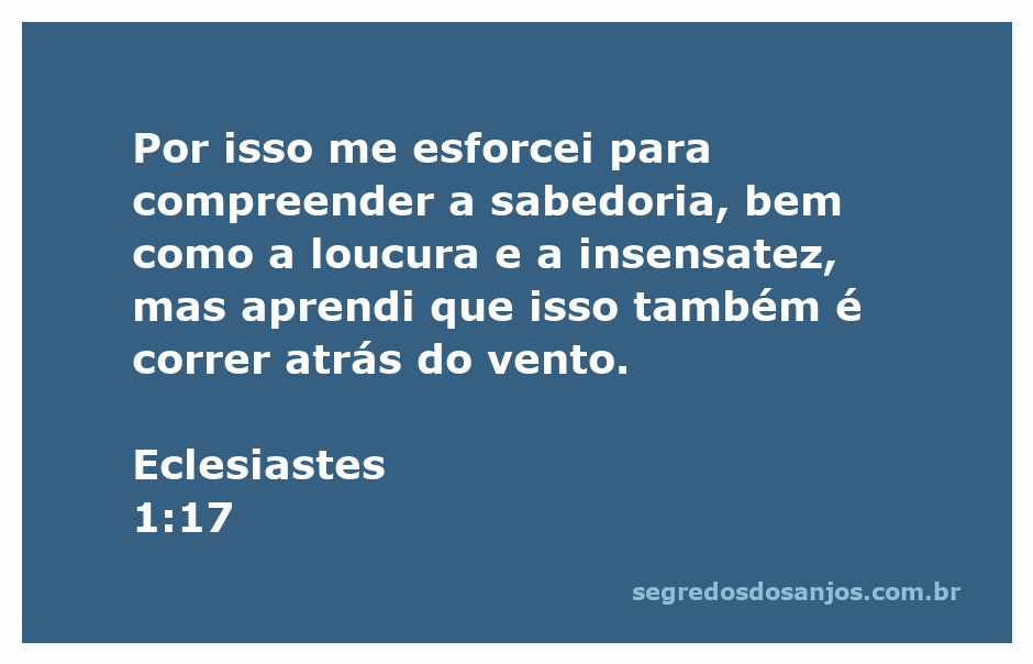 Imagem representativa da busca por sabedoria e entendimento em meio às incertezas da vida, inspirada em Eclesiastes 1:17.