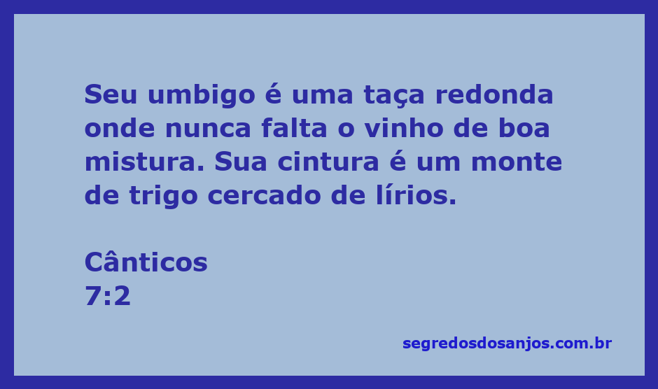 Ilustração de uma taça redonda representando o umbigo, cercada por trigo e lírios.