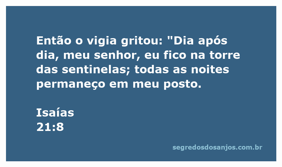 Vigia solitário na torre das sentinelas, observando o horizonte dia e noite.
