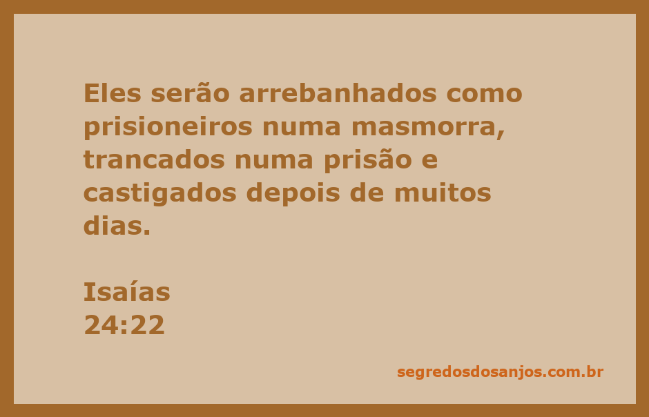 Ilustração de prisioneiros sendo arrebanhados, simbolizando a condenação mencionada em Isaías 24:22.
