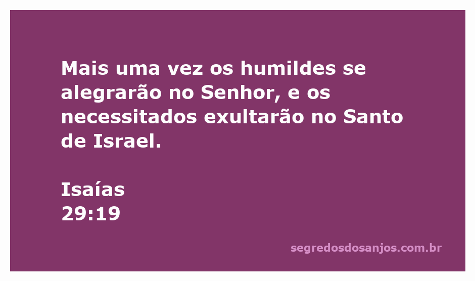 Imagem representando a alegria dos humildes e necessitados no Senhor, inspirada em Isaías 29:19.