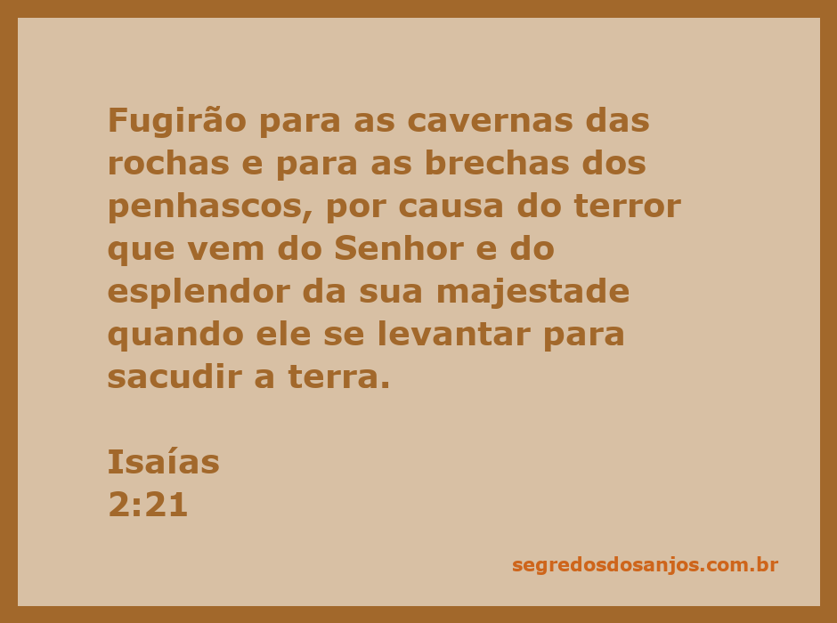 Imagem de uma pessoa buscando refúgio em cavernas e penhascos, simbolizando o temor do Senhor conforme descrito em Isaías 2:21.