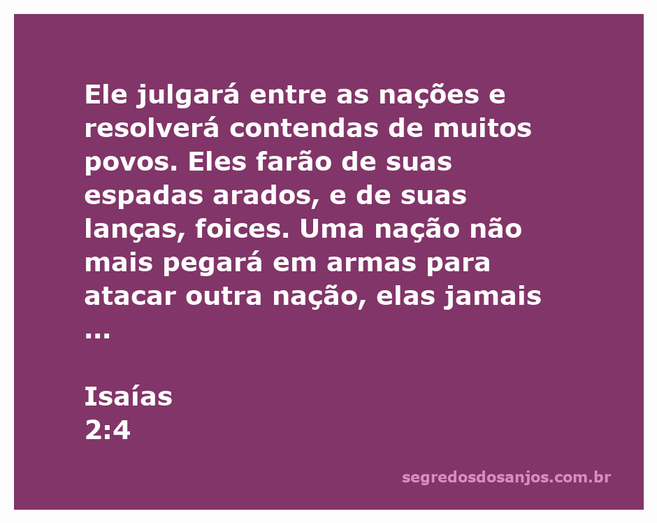 Imagem representativa da paz entre nações, simbolizando a transformação de armas em ferramentas agrícolas.