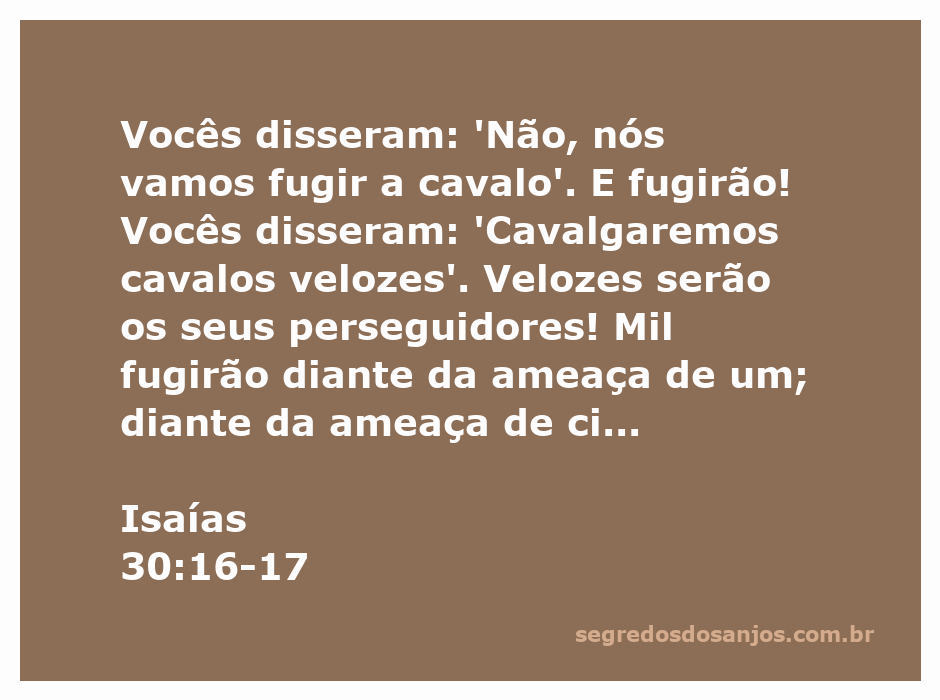 Ilustração de uma pessoa fugindo a cavalo, simbolizando a busca por segurança em tempos de crise, com montanhas ao fundo.