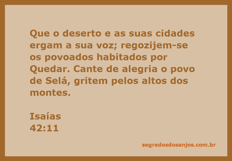 Cenas do deserto com cidades e montanhas, simbolizando a alegria dos povoados de Quedar e Selá conforme Isaías 42:11.