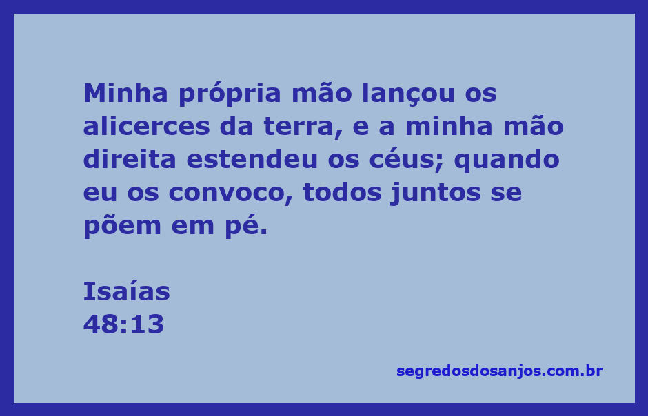 Representação artística da criação da terra e dos céus, simbolizando o poder de Deus conforme Isaías 48:13.